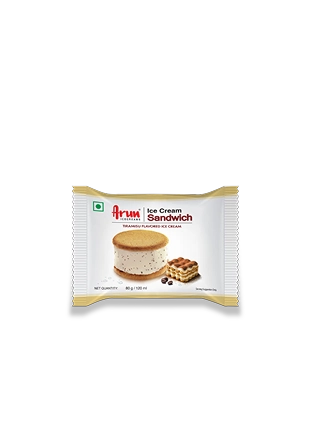 Ice cream Sandwich - Choco Caramel Peanut Ripple